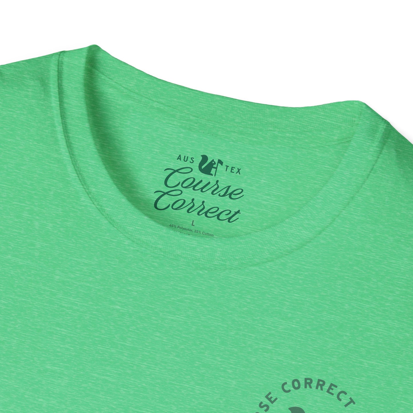 Course Correct Golf - Surf and Turf Golf Tee - Green - Neck