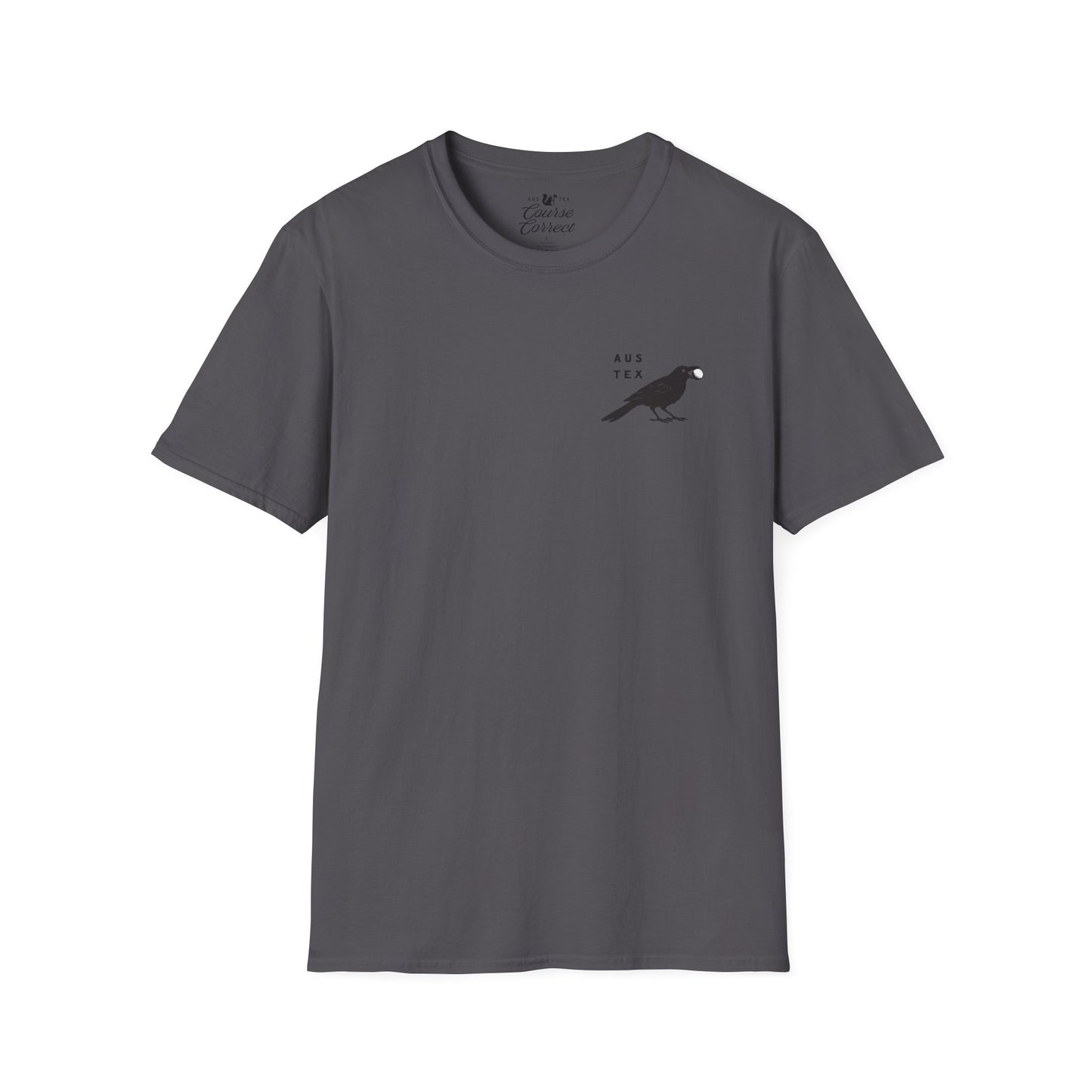 Course Correct Golf - Birdie Hunting Golf Tee - Black - Front