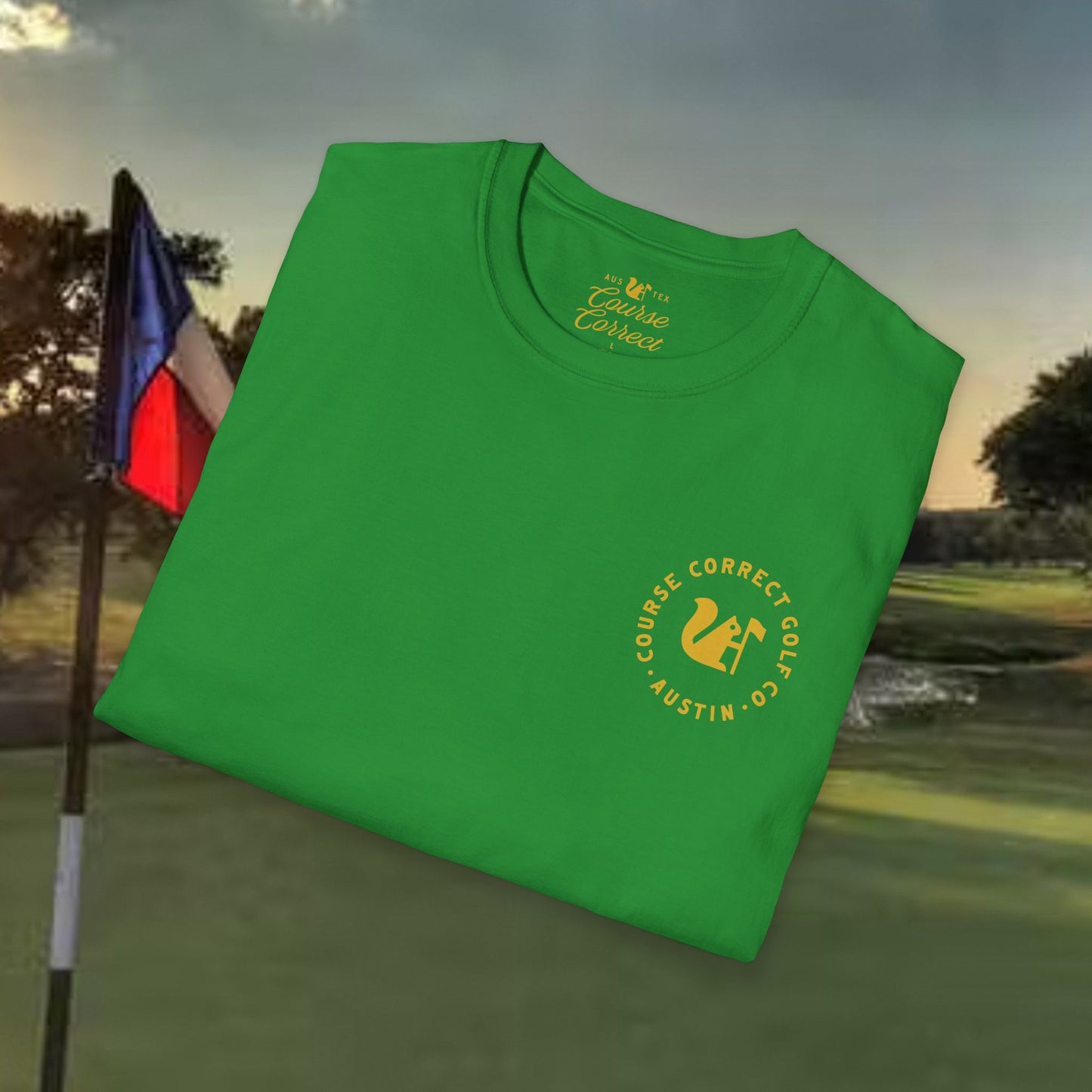 Course Correct Squirrel Logo Golf Tee