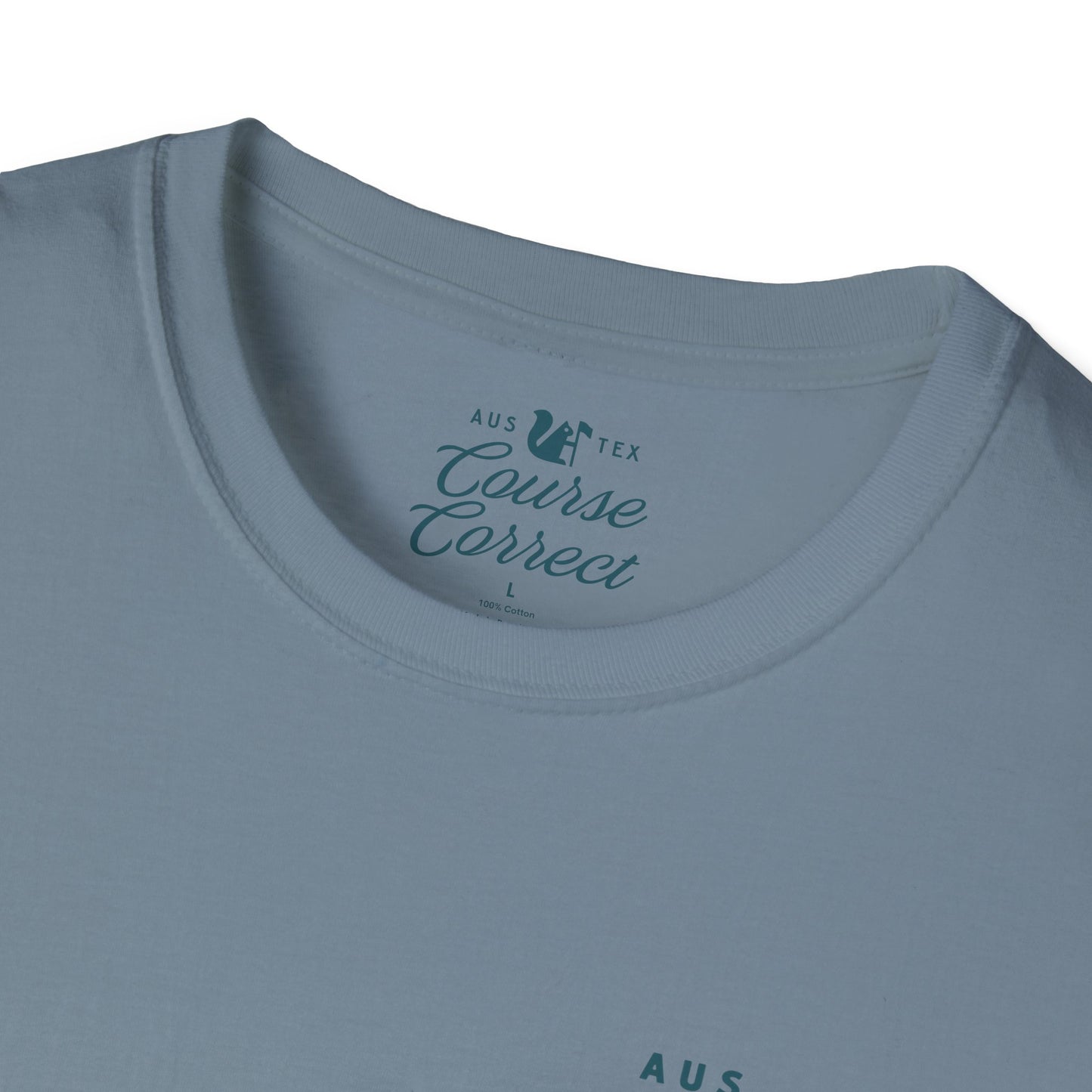 Course Correct Golf - Birdie Hunting Golf Tee - Blue - Neck