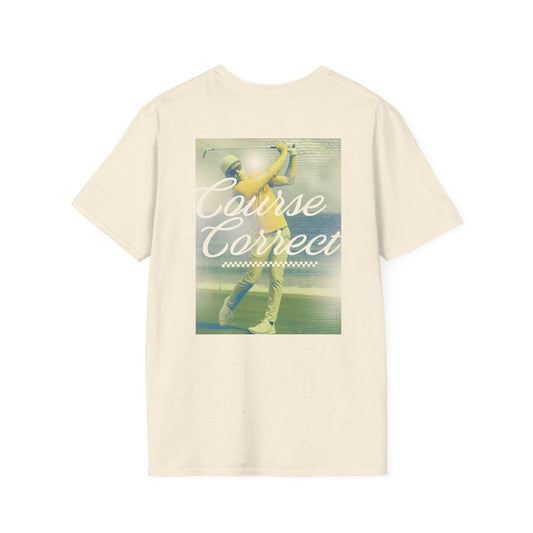 Course Correct Golf - Surf and Turf Golf Tee - Cream - Back
