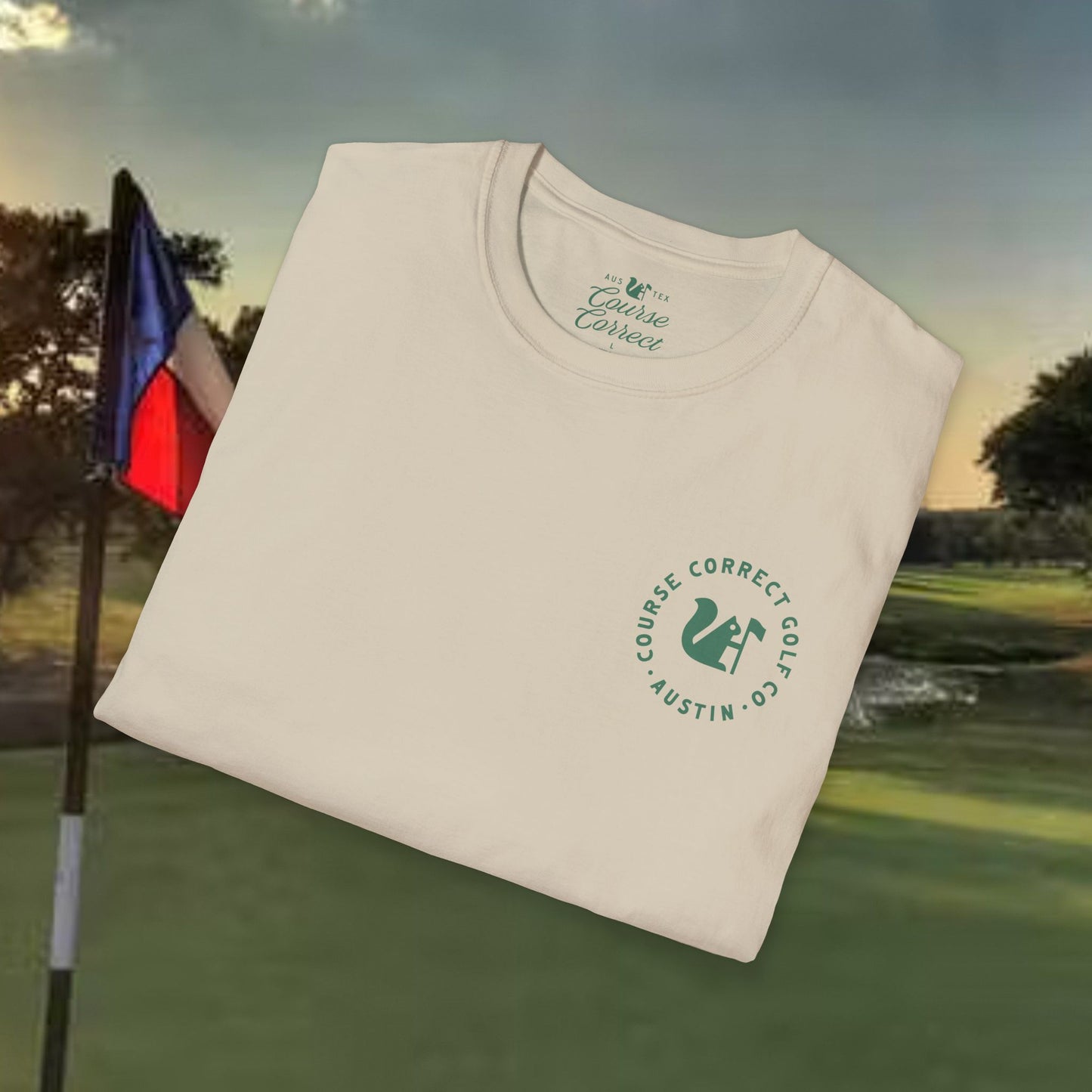 Course Correct Squirrel Logo Golf Tee