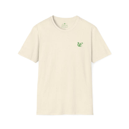 Course Correct Golf - Crossed Club Classic Golf Tee - Natural - Front