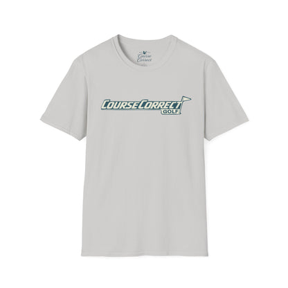 Course Correct Golf - Lions Muny Golf Tee - Gray t-shirt - Front