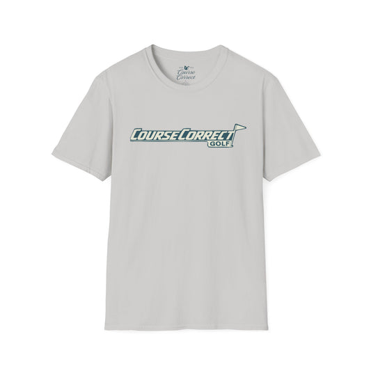 Course Correct Golf - Lions Muny Golf Tee - Gray t-shirt - Front
