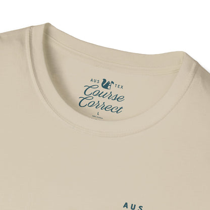 Course Correct Golf - Birdie Hunting Golf Tee - Cream - Neck