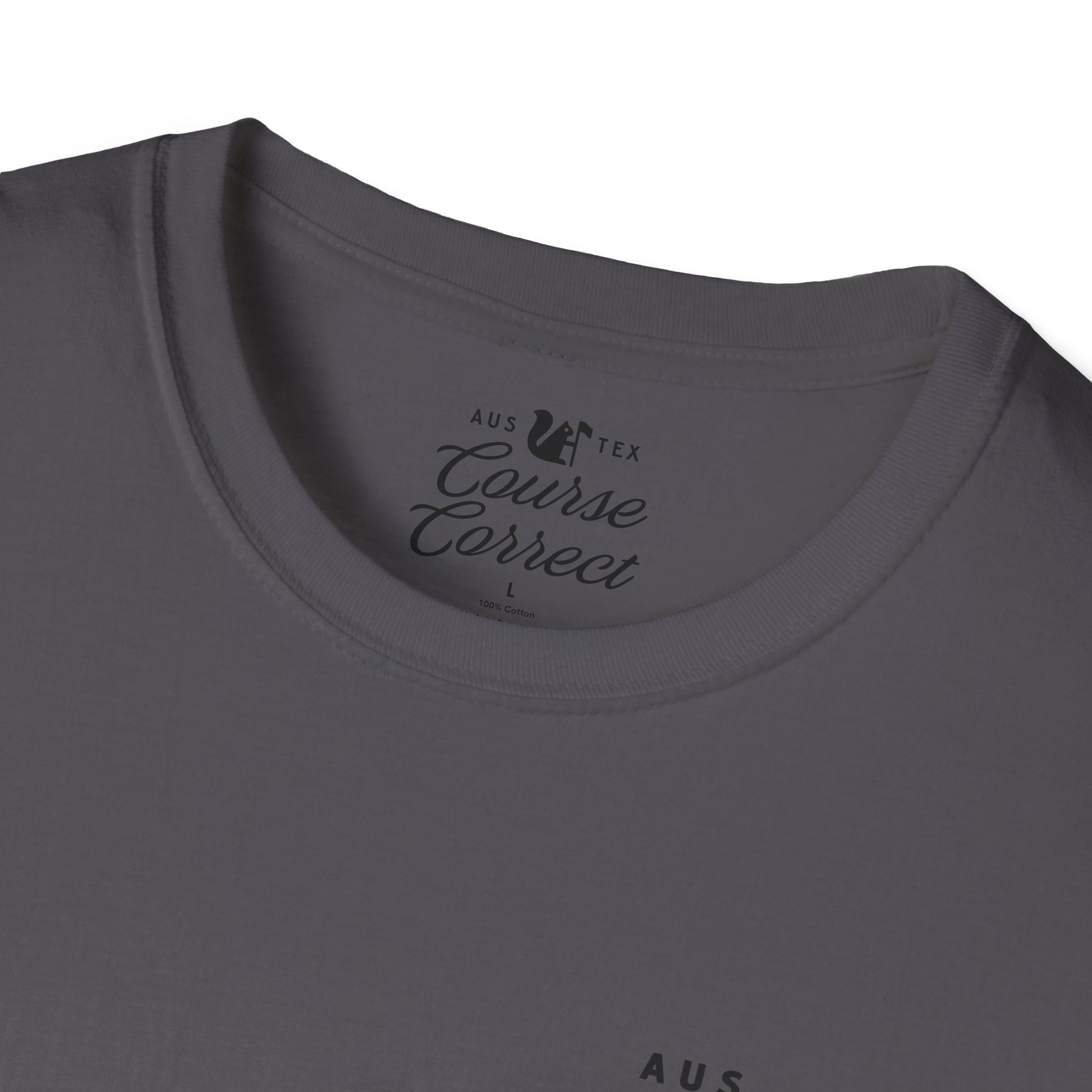 Course Correct Golf - Birdie Hunting Golf Tee - Black - Neck