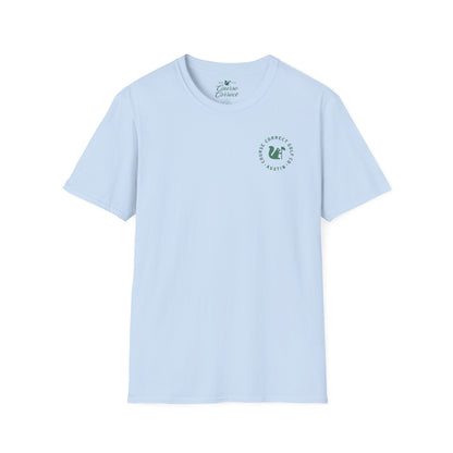 Course Correct Golf - Surf and Turf Golf Tee - Blue - Front
