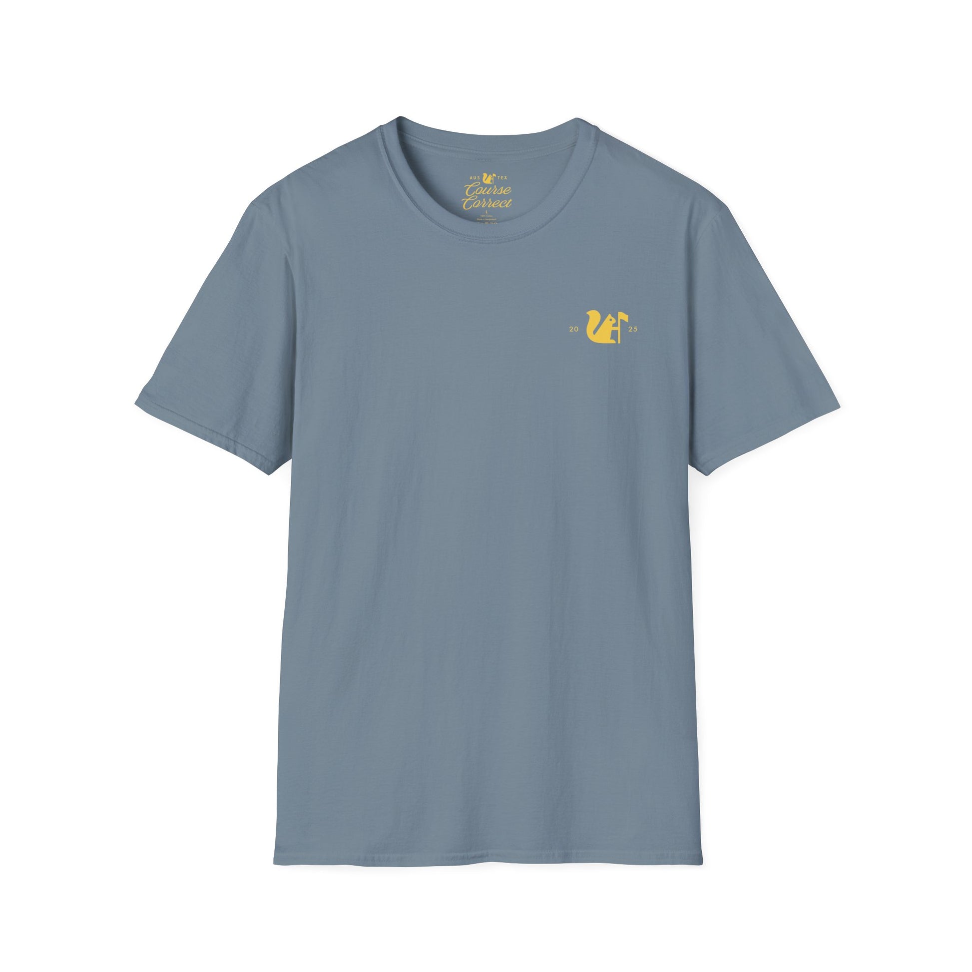 Course Correct Golf - Oakmont Golf Tee - Blue t-shirt - Blue