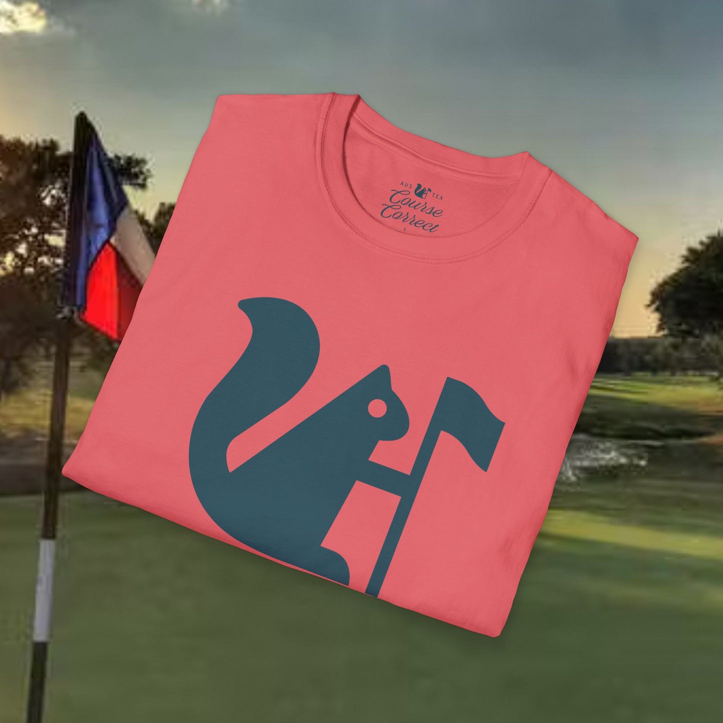 Course Correct Squirrel Logo Golf Tee