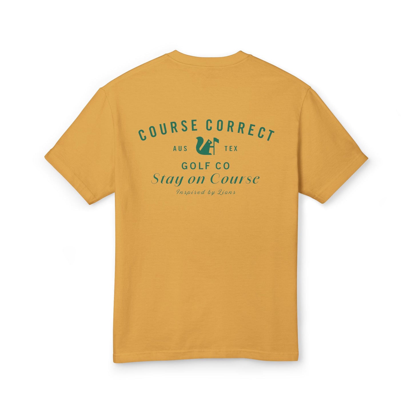 Golf tee time tee - Lions Muny - Austin Texas - Course Correct Golf Co - Gold