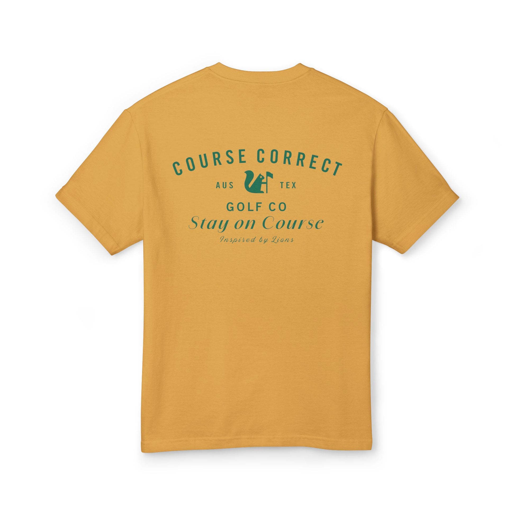 Golf tee time tee - Lions Muny - Austin Texas - Course Correct Golf Co - Gold
