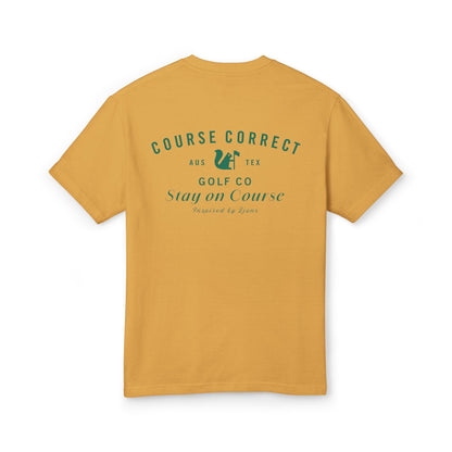 Golf tee time tee - Lions Muny - Austin Texas - Course Correct Golf Co - Gold