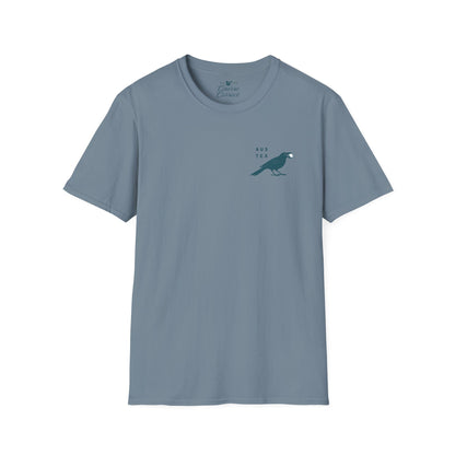 Course Correct Golf - Birdie Hunting Golf Tee - Blue - Front 