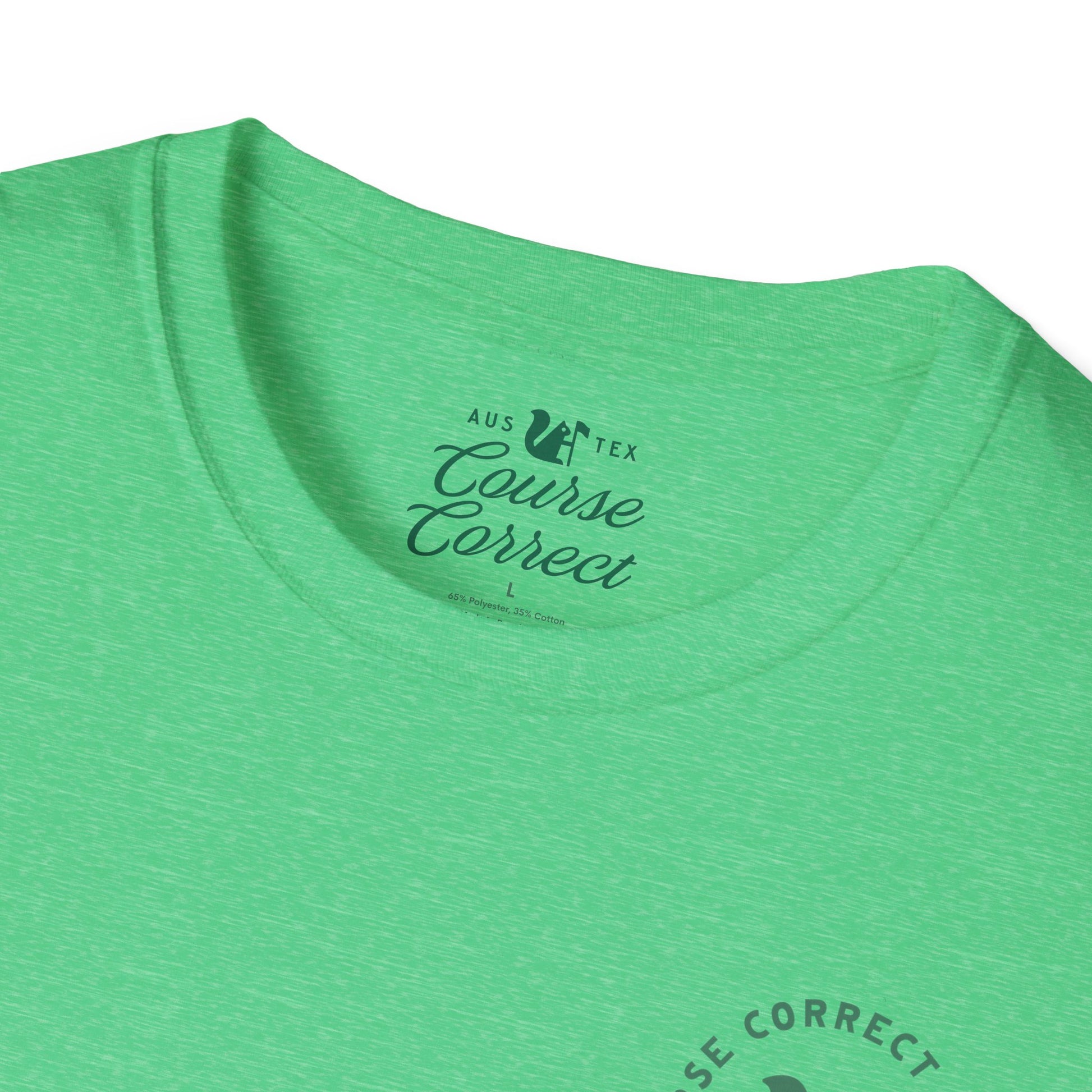 Course Correct Golf - Surf and Turf Golf Tee - Green - Neck