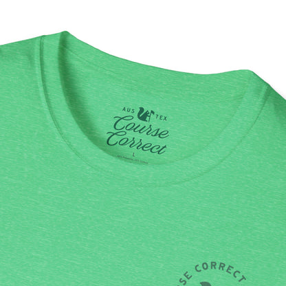 Course Correct Golf - Surf and Turf Golf Tee - Green - Neck