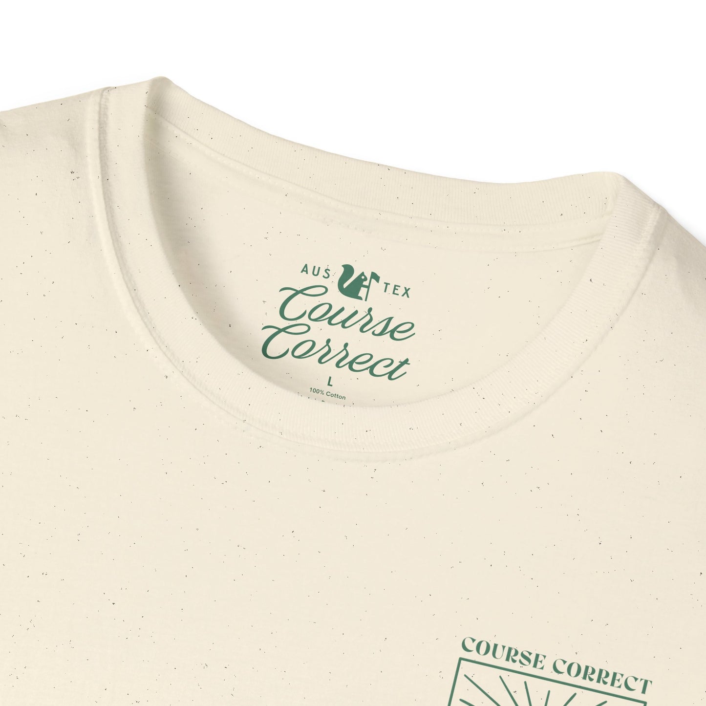 Course Correct Golf - Flagstick Drift Golf Tee - Natural - Neck