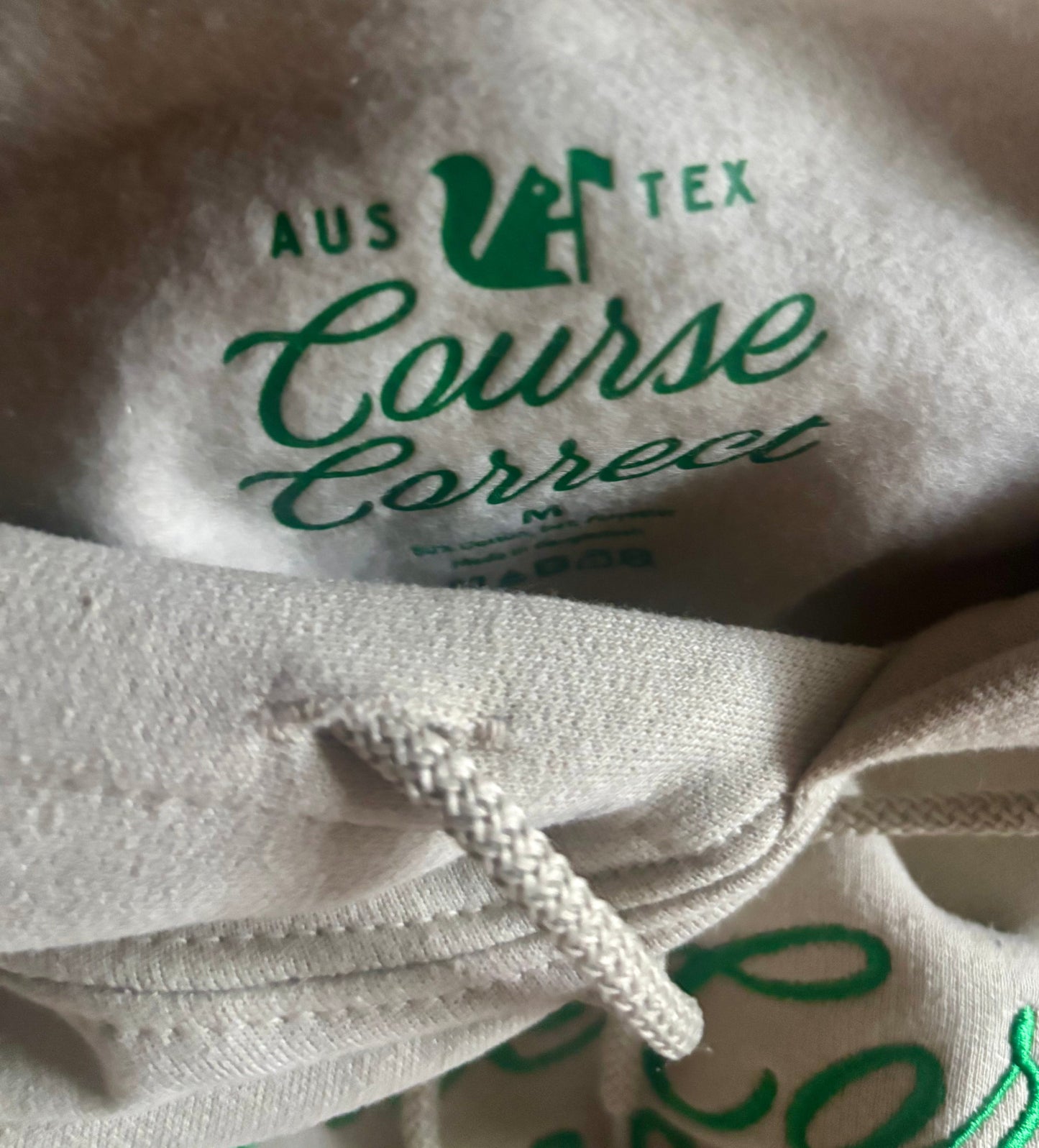 Course Correct Classic Script Hoodie Sweatshirt (Embroidered) Heavy Blend™