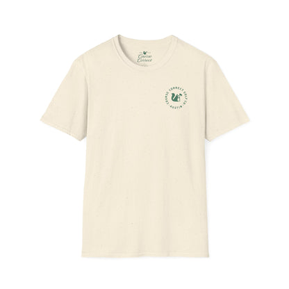 Course Correct Golf - Surf and Turf Golf Tee - Cream - Front