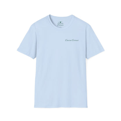 Course Correct Golf - Walking Bag Golf Tee - Blue t-shirt - Blue 