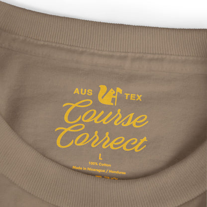 Golf tee time tee - Lions Muny - Austin Texas - Course Correct Golf Co