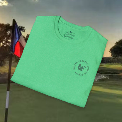 Course Correct Golf - Surf and Turf Golf Tee - Green - Fold